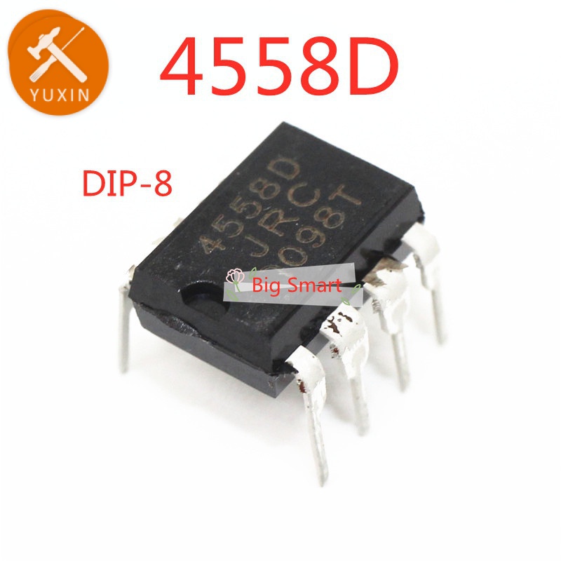 10pcs 50pcs JRC4558D DIP8 NJM4558D 4558D JRC4558 DIP8 4558 Dual Op Amp