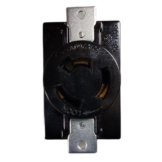 Grippes 30a Twist Lock Outlet 2pole Ground 3pins 250v Twistlock Outlet Wall Type Shopee 