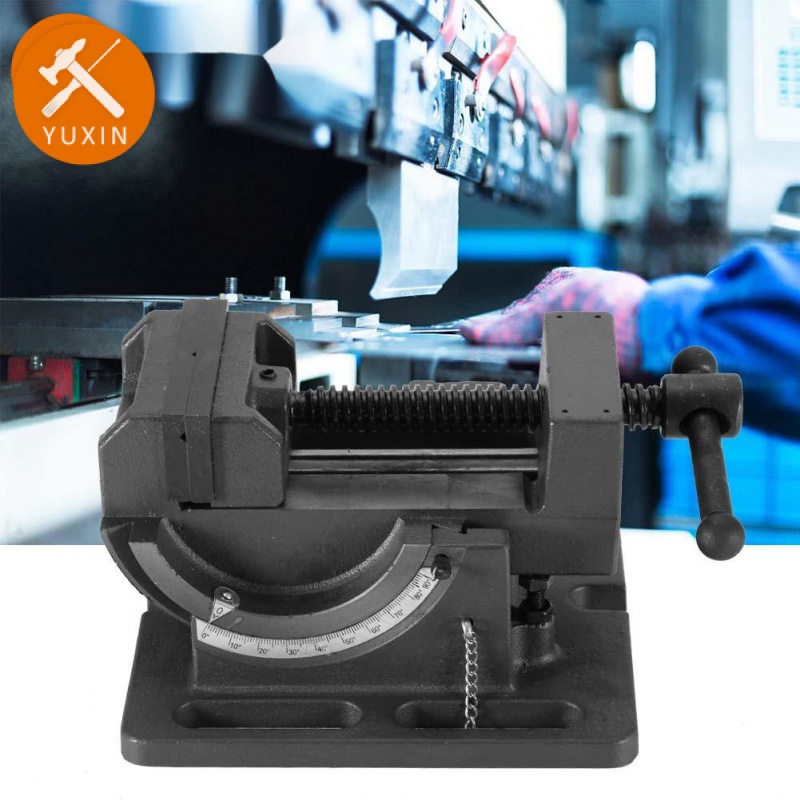 3 inch Tilting Drill Press Vise 0-90 Degree Tilt Heavy Duty Guide Rod ...