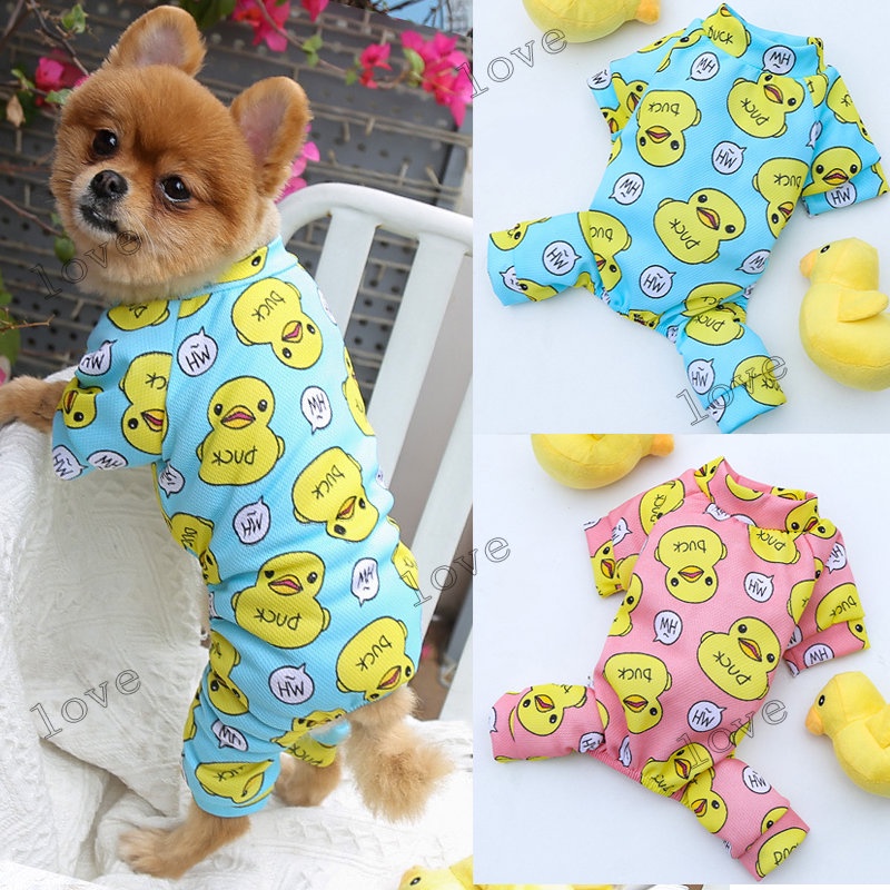 Big Dog Clothes for Shih Tzu Pet Clothing Small Dog Pajama Pet Clothes