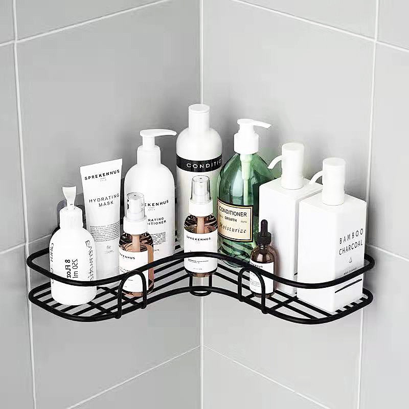 Rust-free Bathroom Storage Rack Rack Kitchen Rack Seamless Wall-mounted