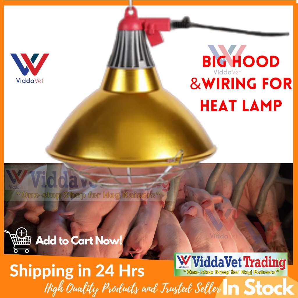 Viddavet Big Golden Hood And Wiring Brooder Lamp Golden Brooder Heater Lamp Big Golden Heat Lamp