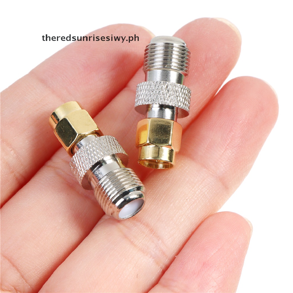 [TDW] F Female Jack to SMA Male Plug Straight RF Coax Coaxial Connector ...