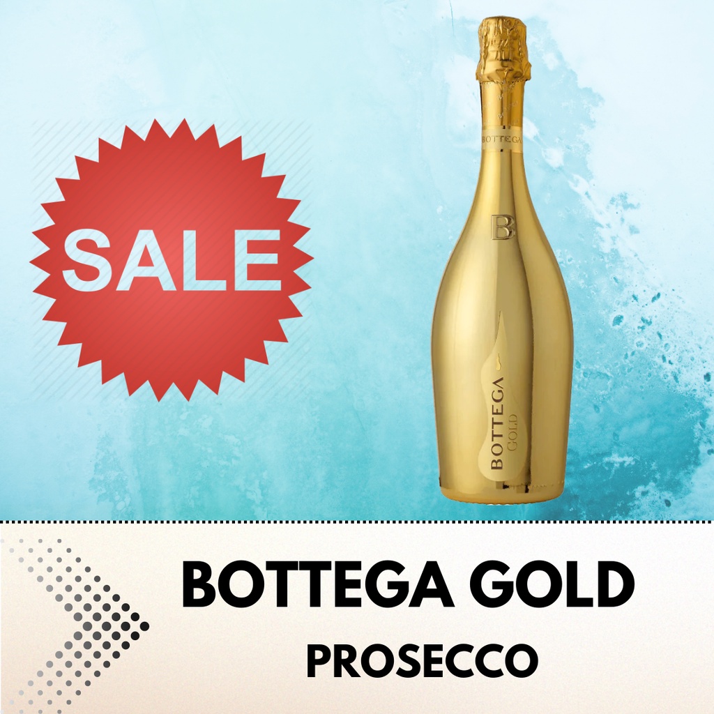 Bottega Gold Prosecco Doc Spumante Brut Sparkling Wine 750ml Shopee