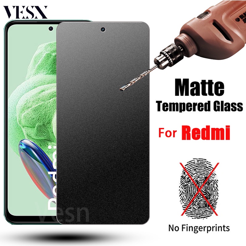 Matte Tempered Glass Screen Protector For Redmi Note 14 13 12 12s 11 ...
