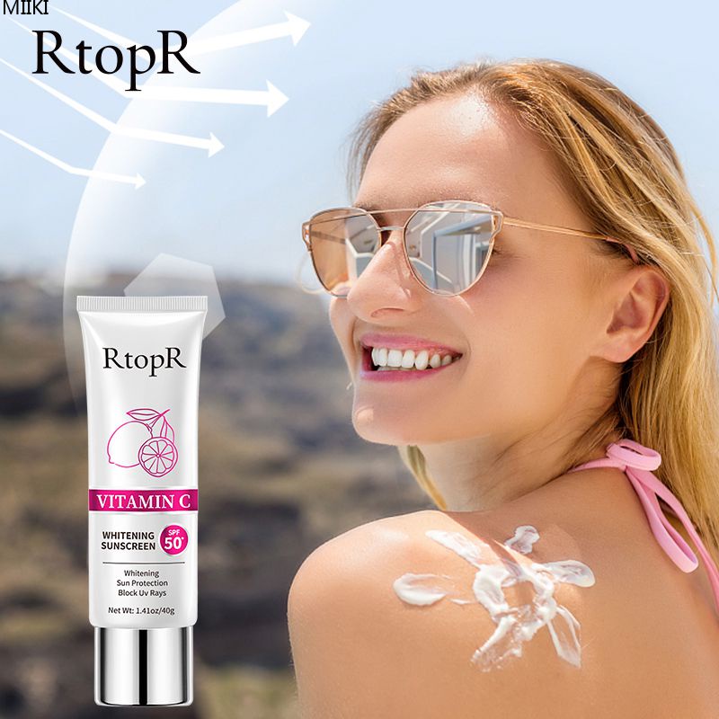 RtopR VITAMIN C Whitening SPF50+ Lasting Sunscreen Protector Facial Sun