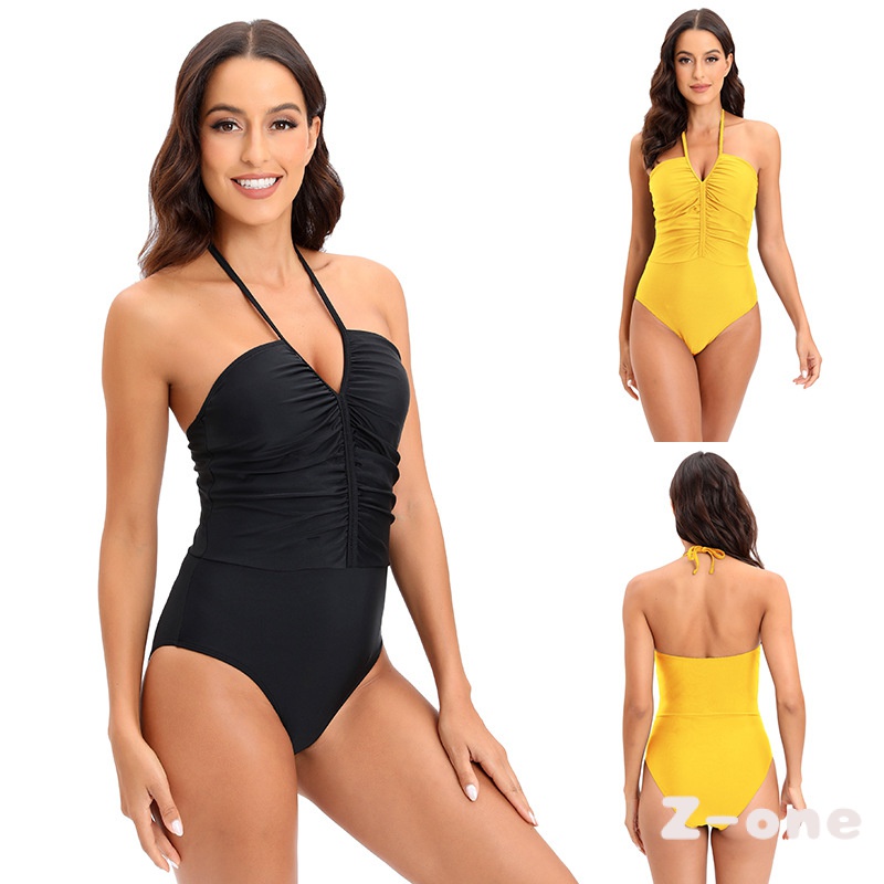 Halter one piece bathing suit on sale