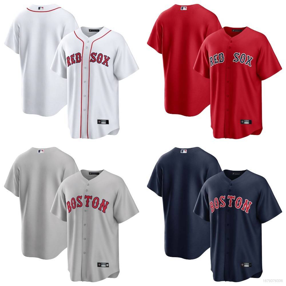 Women's Boston Red Sox J.D. Martinez Majestic Red Name & Number V-Neck  T-Shirt