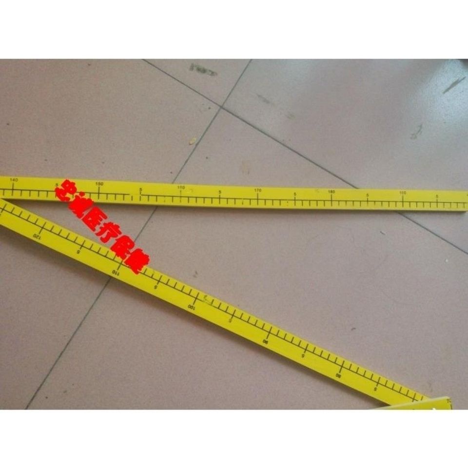Wooden Teaching Three-Fold Ruler School Desk and Chair Measuring Scale ...