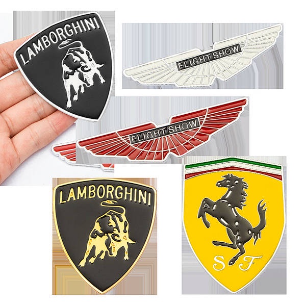 Applicable to Auto Labeling Ferrari Car Logo Car Stickers BMW Car Logo ...