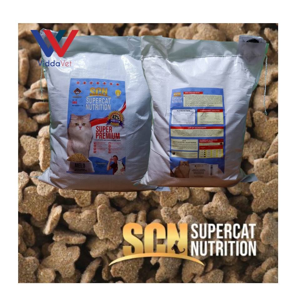SCN Super Cat Nutrition Cat Food Manalo K9 SCN 42 Protein 5 kilos cat
