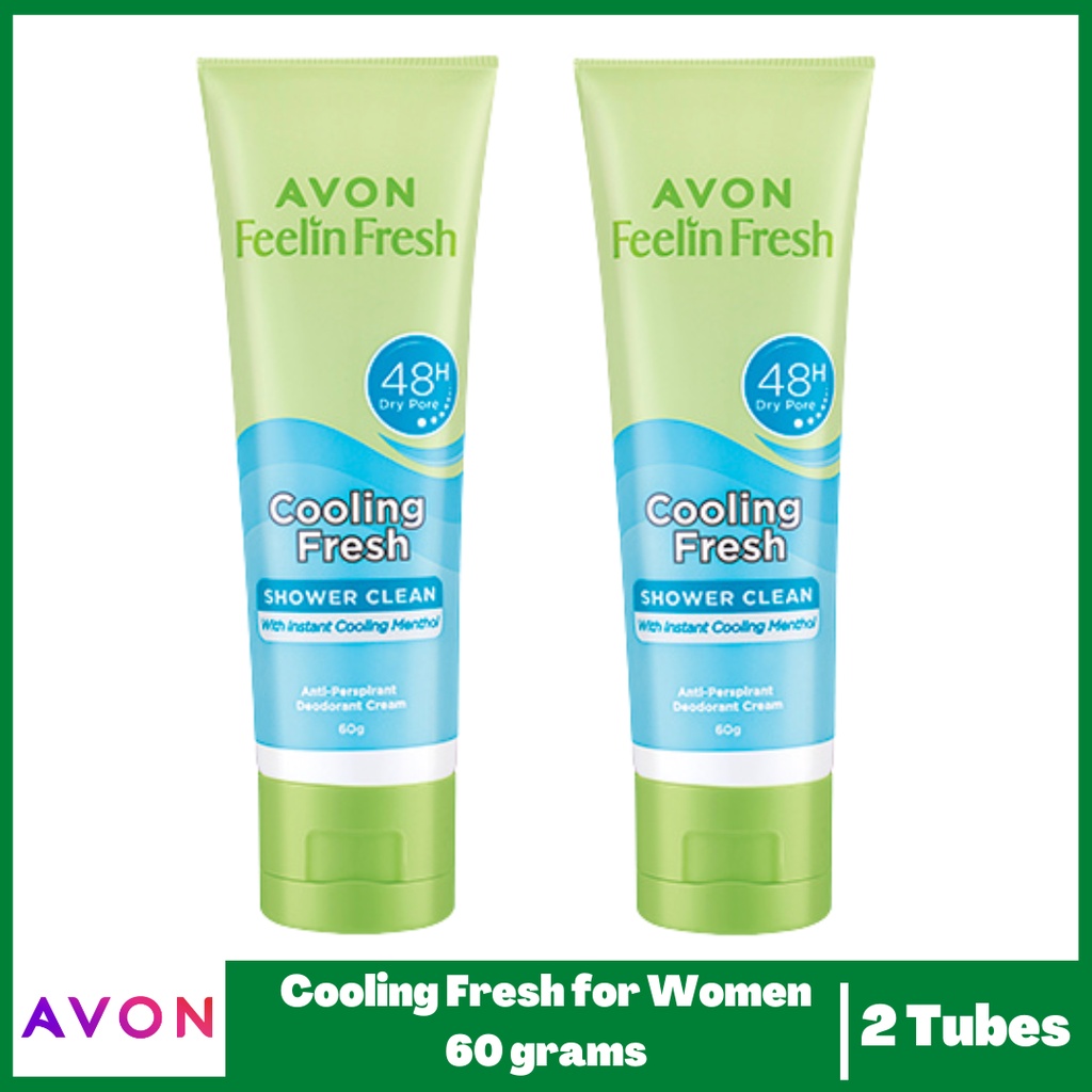 Avon Feelin Fresh Cooling Fresh Quelch 55g 2 Tubes Shopee Philippines