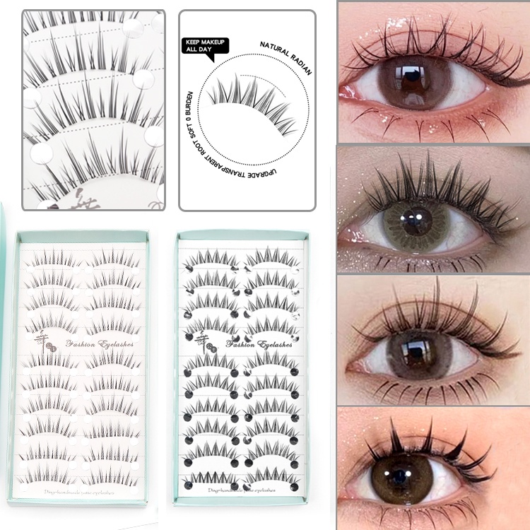 10Pairs New Manga Cosmetics Eyelashes Lashes Makeup Best False ...