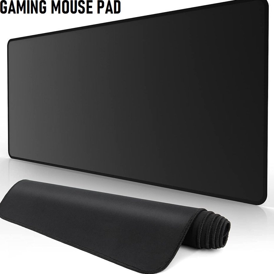 90cm*40cm pure black large mouse padmouse pad Extended game mouse pad