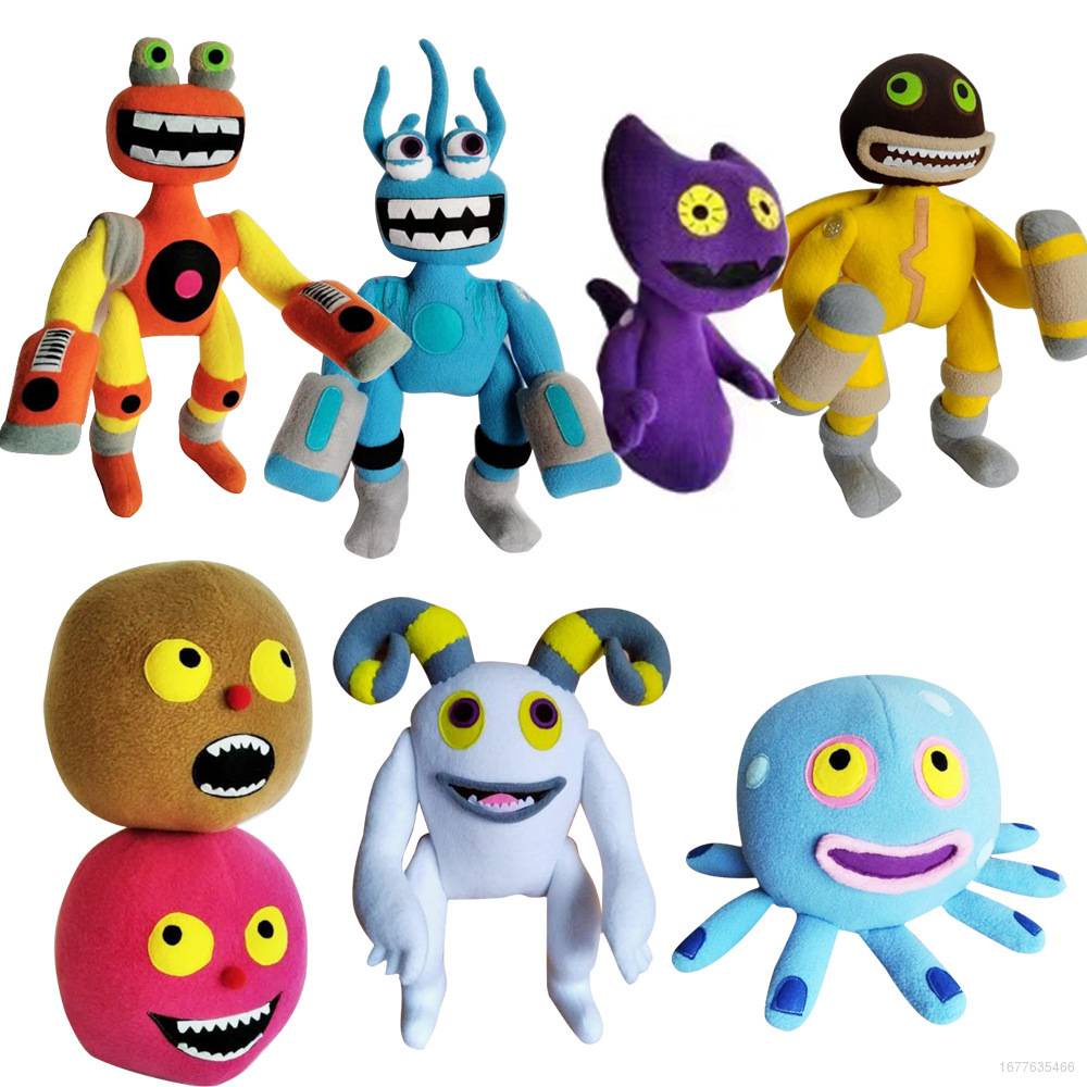 SQ2 MSM My Singing Monsters Plush Toys Toe Jammer Ghazt Rare Epic Wubbox Tawkerr Stuffed Dolls