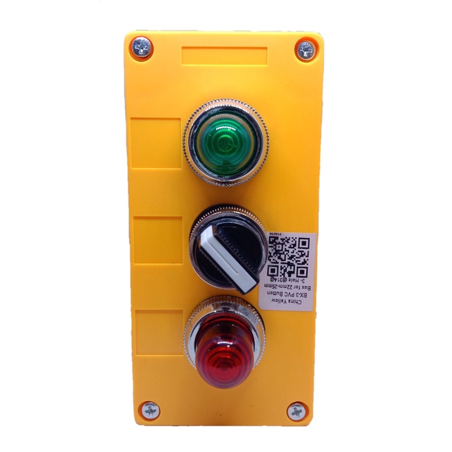 Auspicious Selector Switch Position With Pilot Lamp V Red Green In Surface Box Shopee