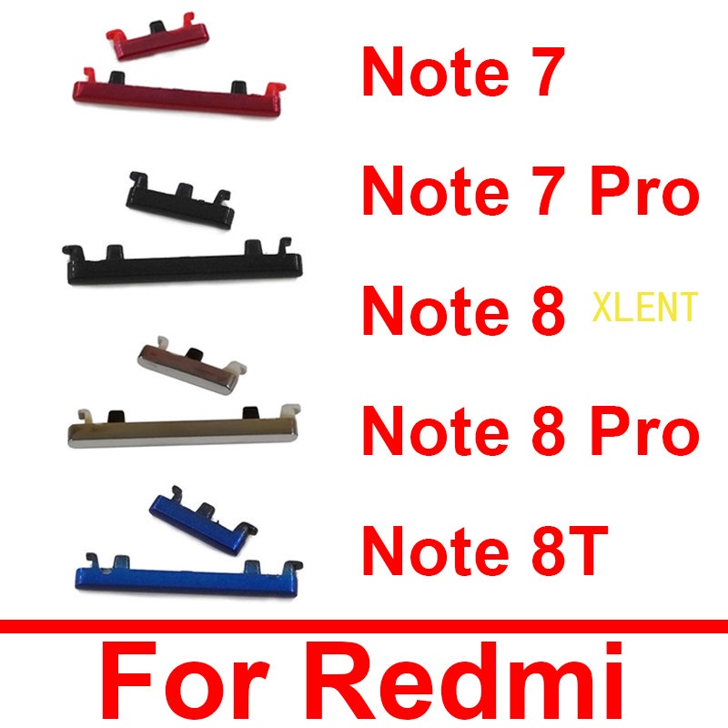 Volume Power ON OFF Buttton For Xaiomi Redmi Note 7 8 7 Pro 8 Pro 8T ...