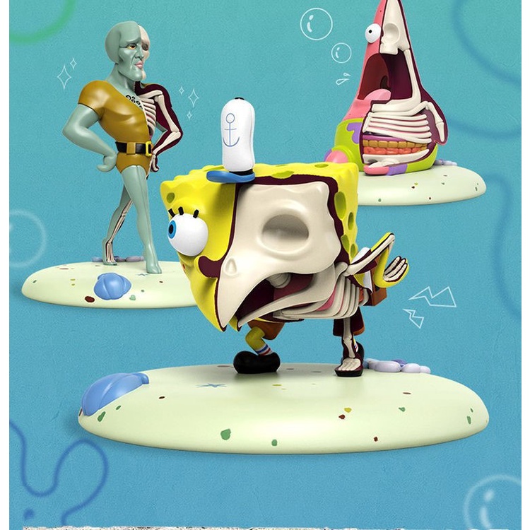 Mighty Jaxx Sponge Bob Square Pants Series Blind Box Mystery Box Random ...