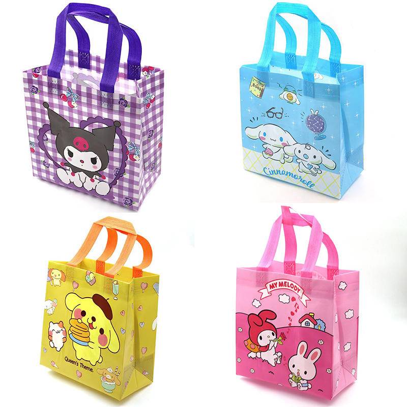 Sanrio Shopping Bag Canvas Tote Bags Reusable Grocery Handbags Eco ...