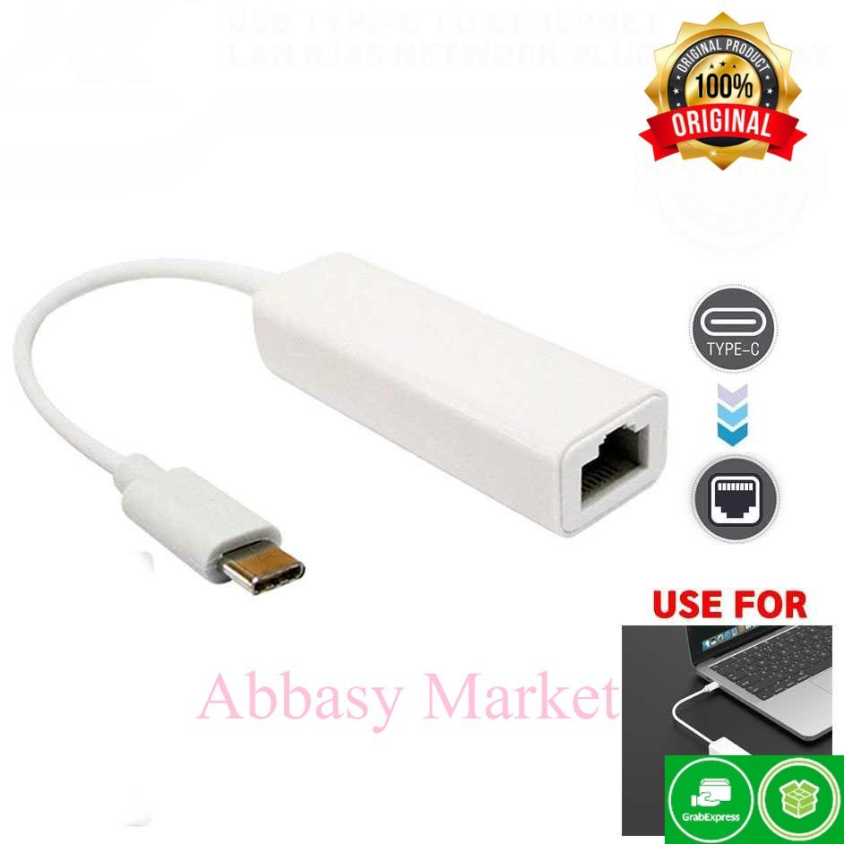 Usb 2.0 Type C to RJ45 Cable LAN Adapter for Windows 9700 Shopee Philippines