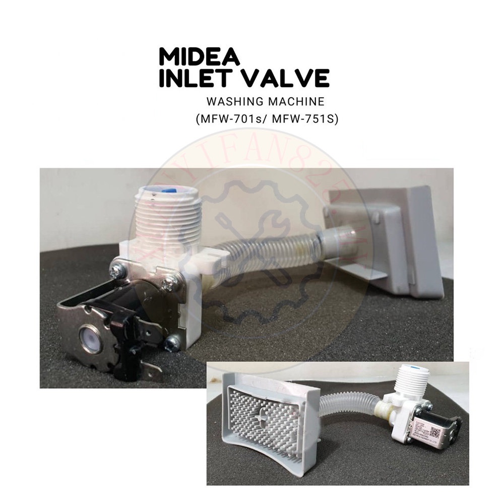 Midea Inlet Valve (Single) (MFW-701s/ MFW-751S) for Washing Machine ...