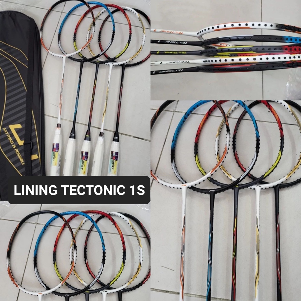 Lining TECTONIC 1 S Series Badminton Racket 100% Original | Shopee ...