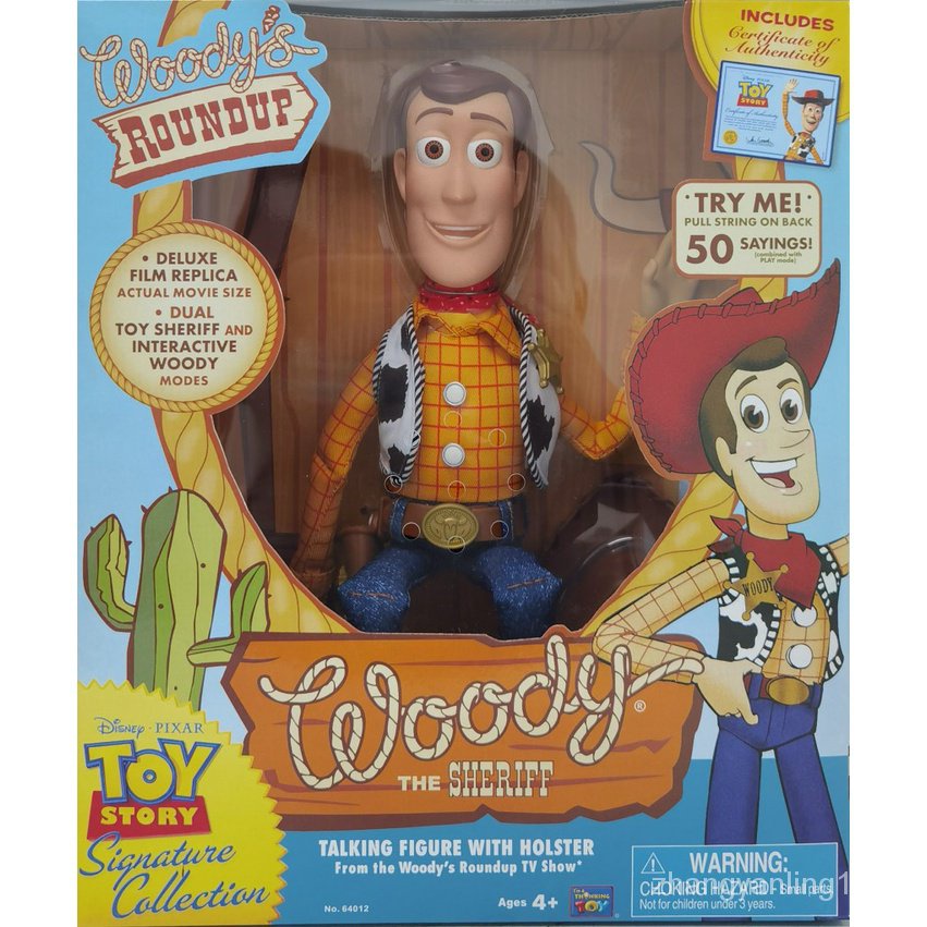 Toy Story cowboy police chief Woody vocal and movable Doll Doll model ...