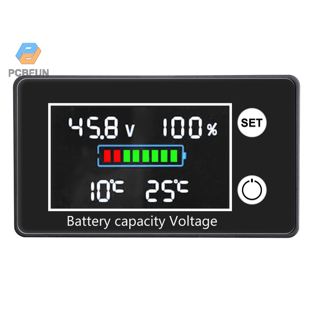 Pcbfun D02 Temperature Control Waterproof Digital Voltage Power Meter ...
