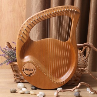 lyre 24 string beginner lyre 24 string harp lyre small portable musical instrument easy to learn