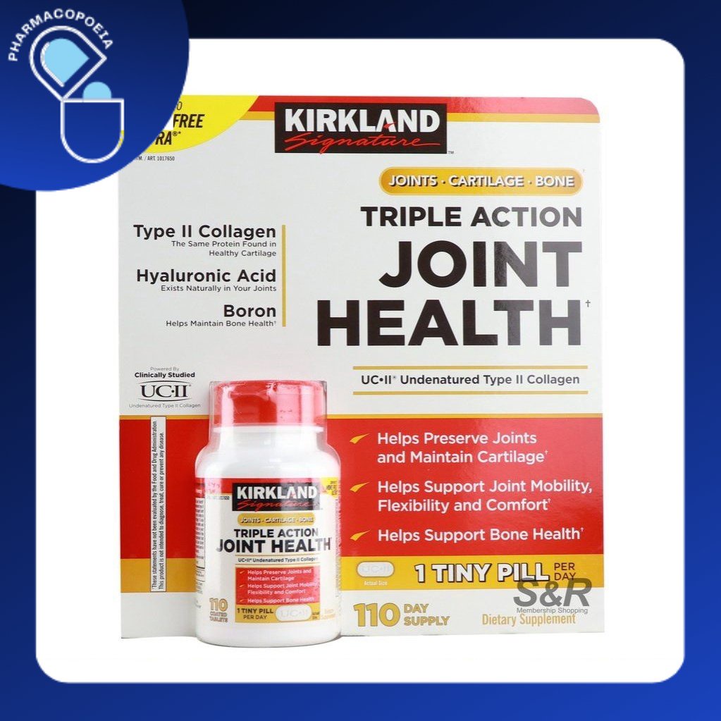 Pharmacopoeia Kirkland Signature Triple Action Joint Health Dietary