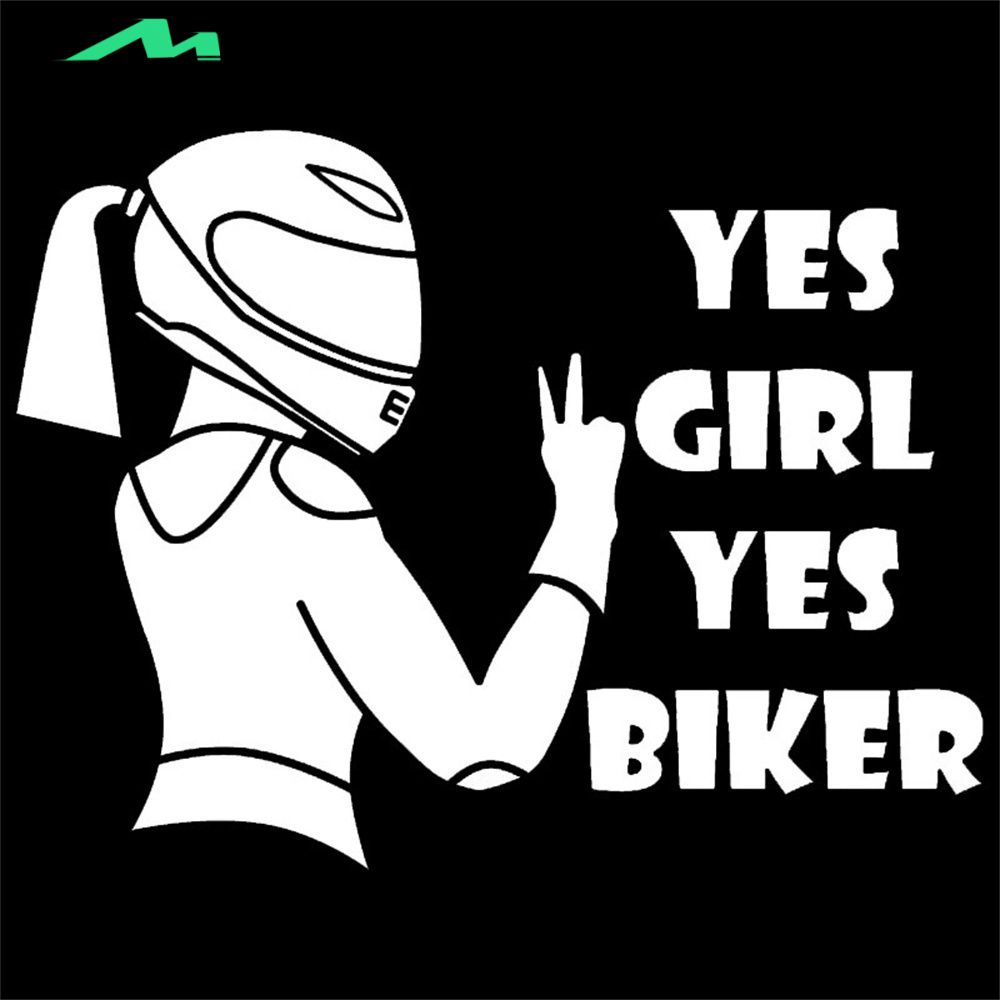 Respect For Bikers Motorcycle Car Sticker Car Laser Sticker Female ...