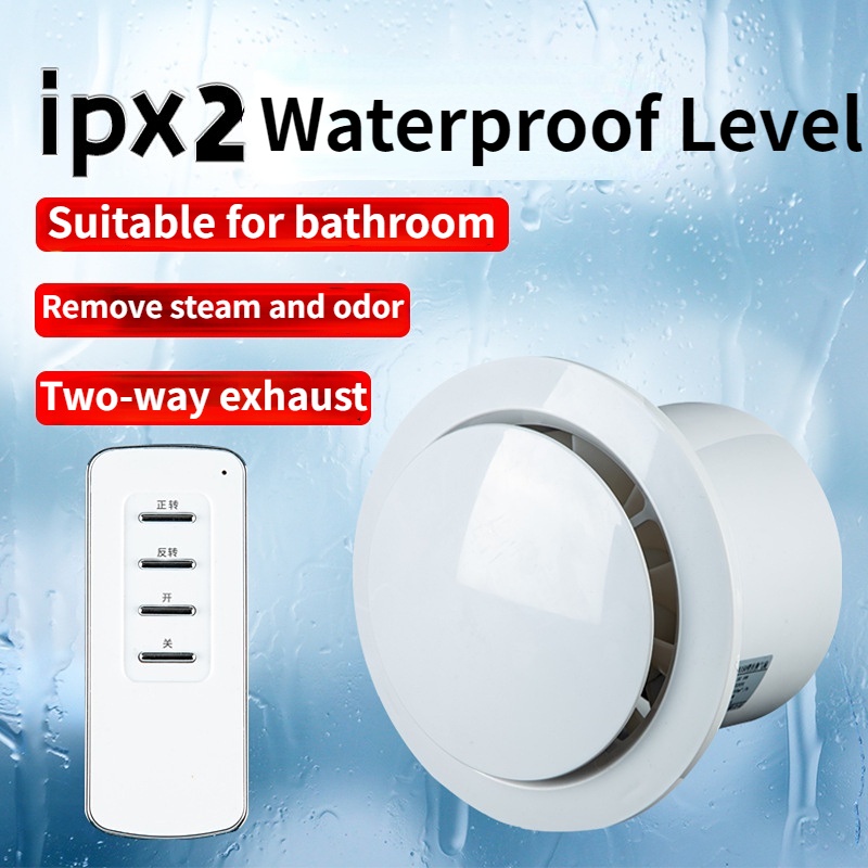 Exhaust Fan Remote Control TwoWay Exhaust Fan 6" Bathroom Ventilator