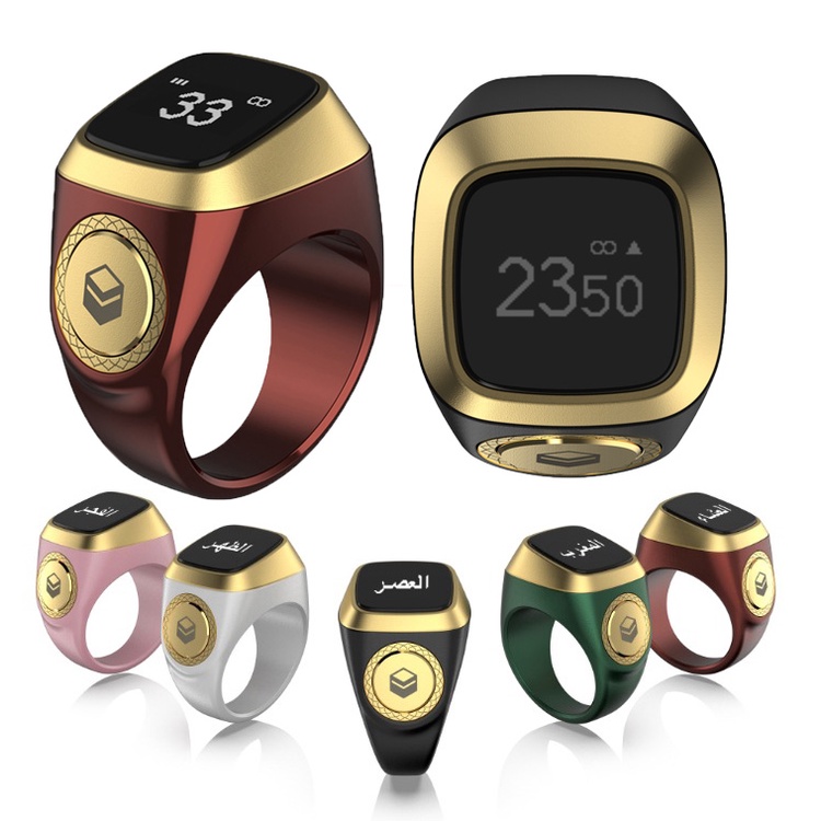 Muslim tasbeeh counter with tasbih Iqibla Smart cincin Tasbih Digital