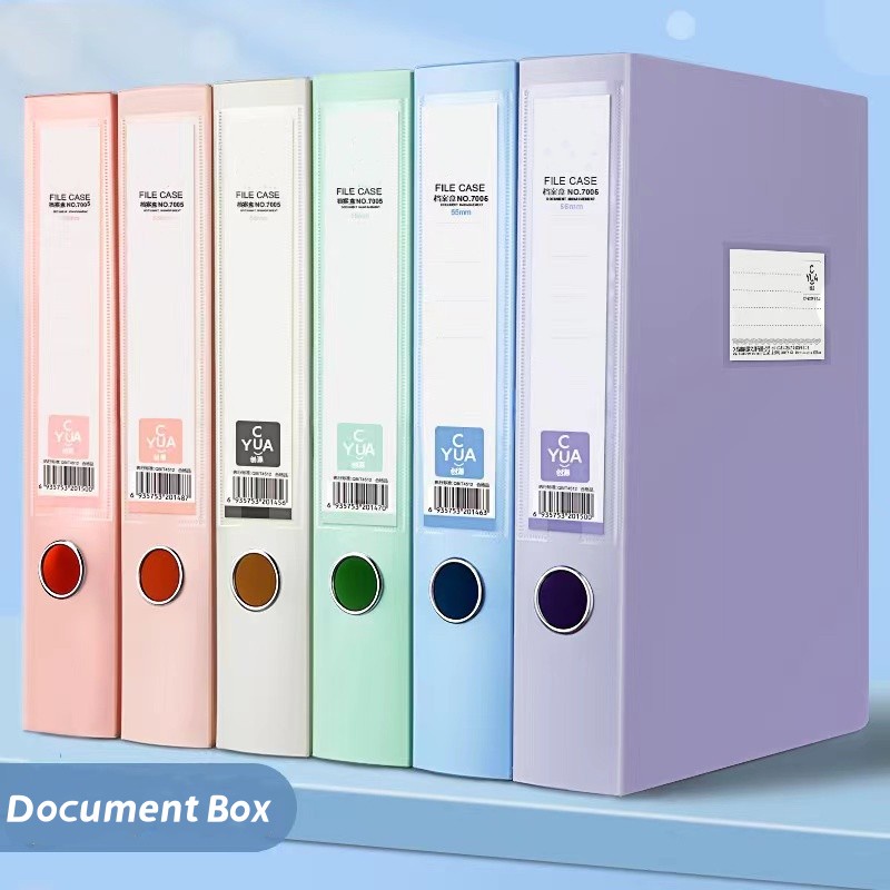 A4 File Folder Box Bond Paper Organizer Office Document Box Folder ...