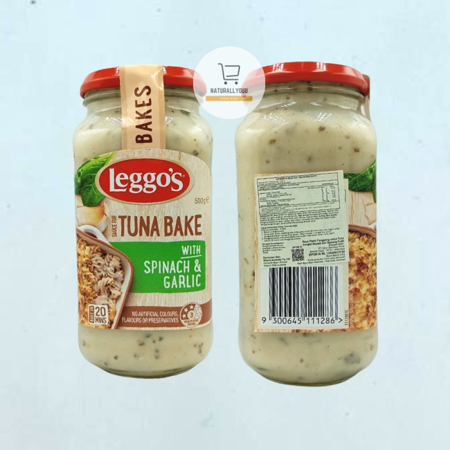 Leggos Tuna Bake With Spinach & Garlic 500gr Seasoning Pasta Sauce