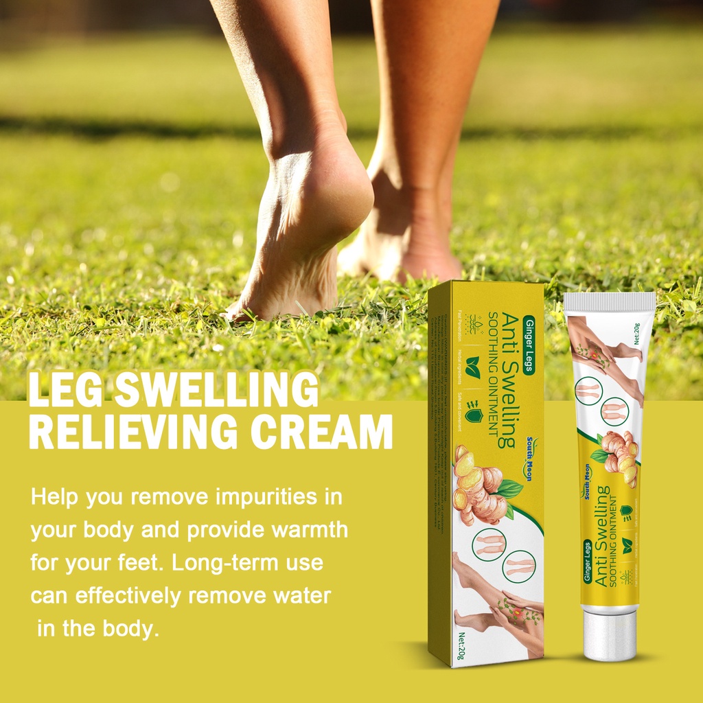 【BUY 3 FREE 2】Ginger Soothing Cream for Legs, Relieve Pain, Swelling