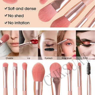 6Pcs Mini Travel Women Makeup Brushes Set Portable Soft Concealer