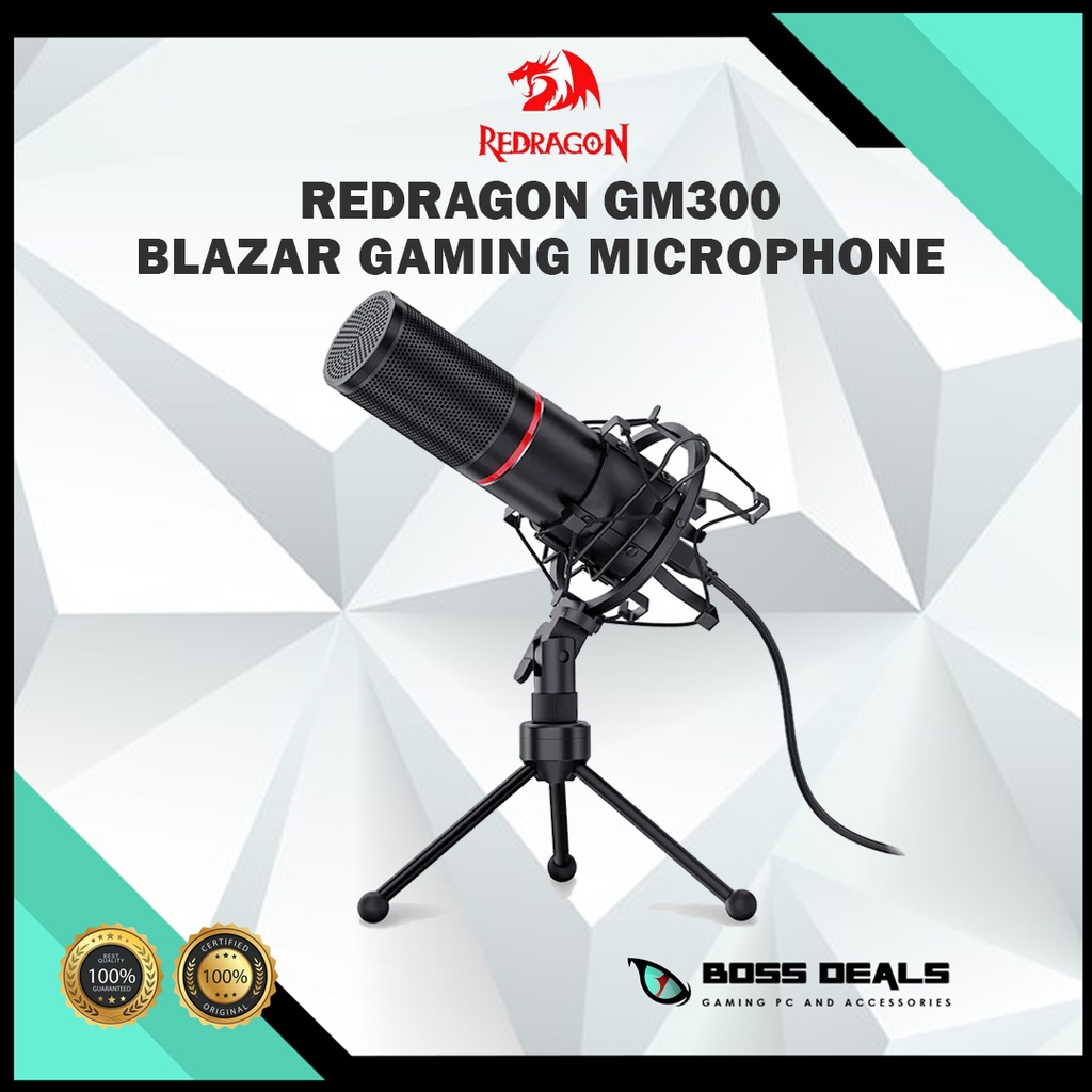 REDRAGON GM300 BLAZAR GAMING MICROPHONE | Shopee Philippines