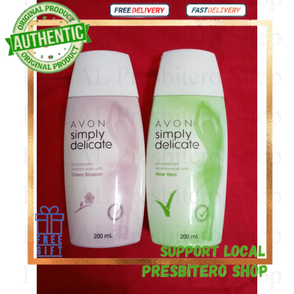 Avon simply delicate Feminine Wash/ Cherry Blossom, Aloe Vera 200ml