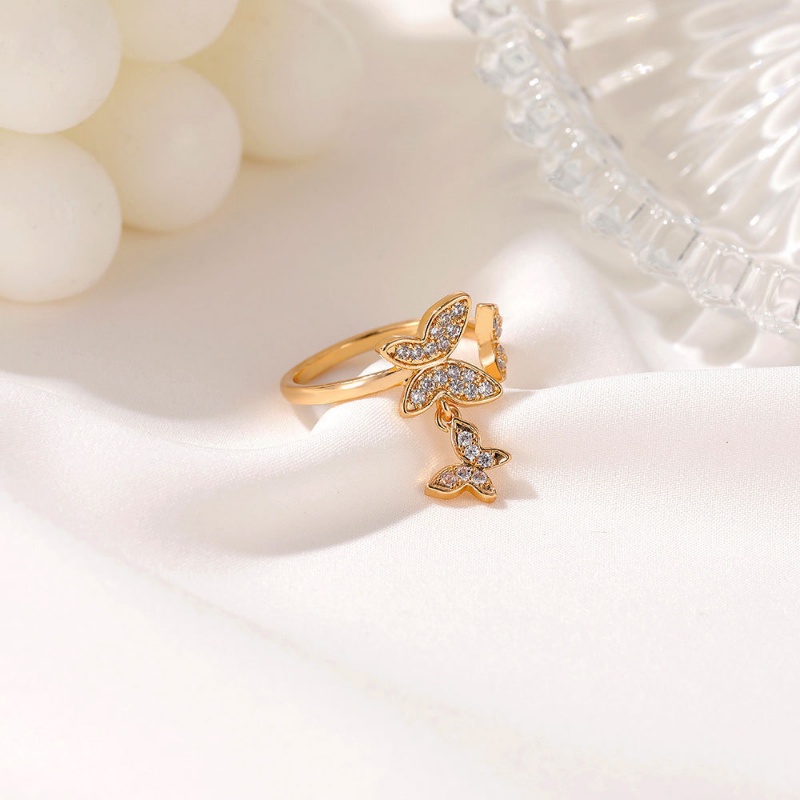 Straw Ring Set Adjustable Opening Ins Fashion Simple for Woman Girl ...