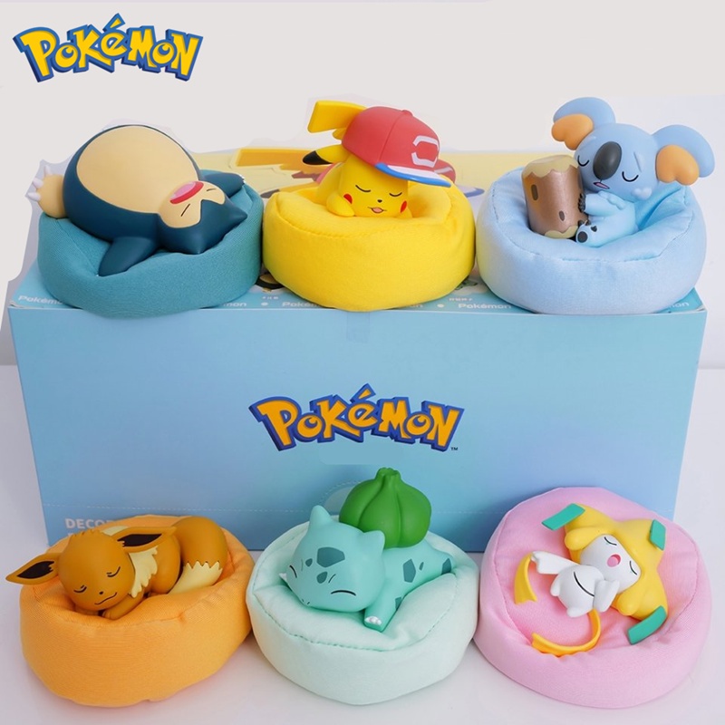 6 Styles Pokemon Starry Dream Pikachu Bulbasaur Eevee Snorlax Jirachi ...