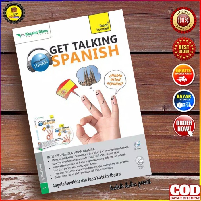 SPANISH GET TALKING SPANISH/ + AUDIO CD | Shopee Philippines