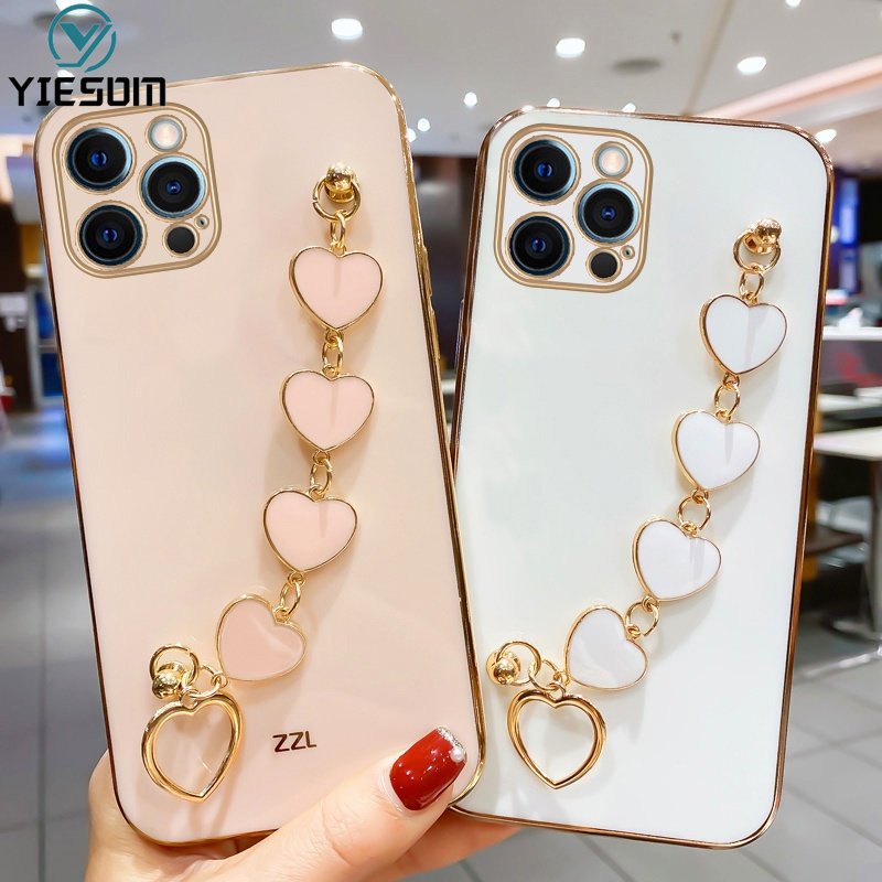 Back Cover For Iphone 11 Cover With Chain Love Bracelet Wrist