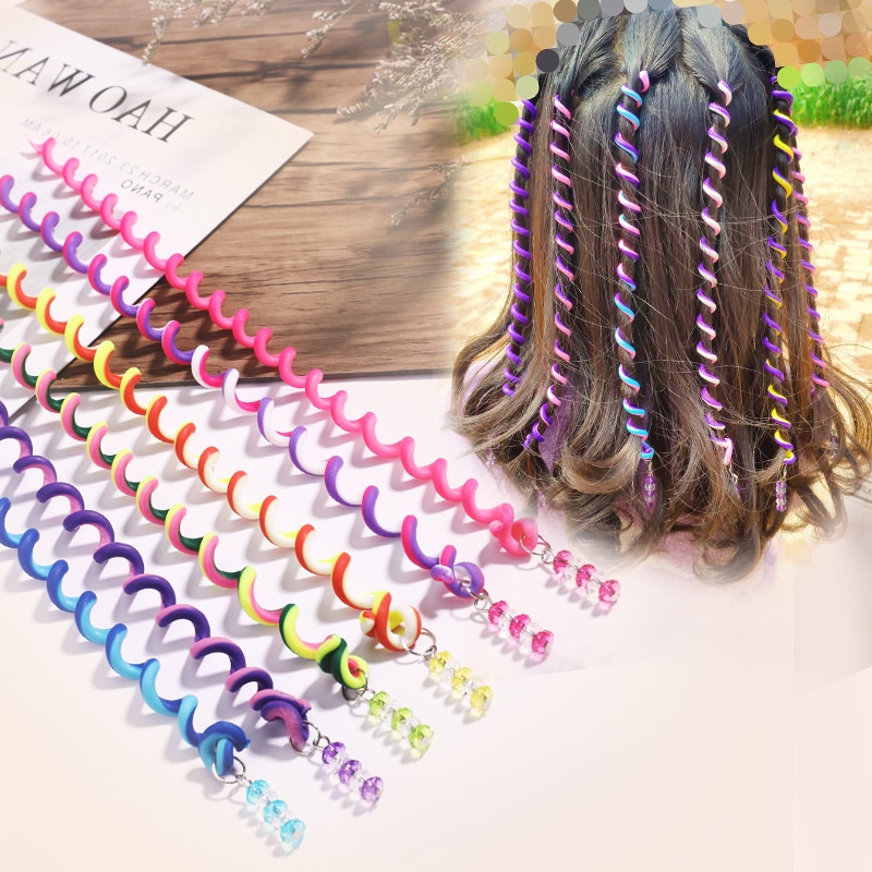 6 Pcs/lot Durable Long Elastic Hair Bands Headband for Girls Women