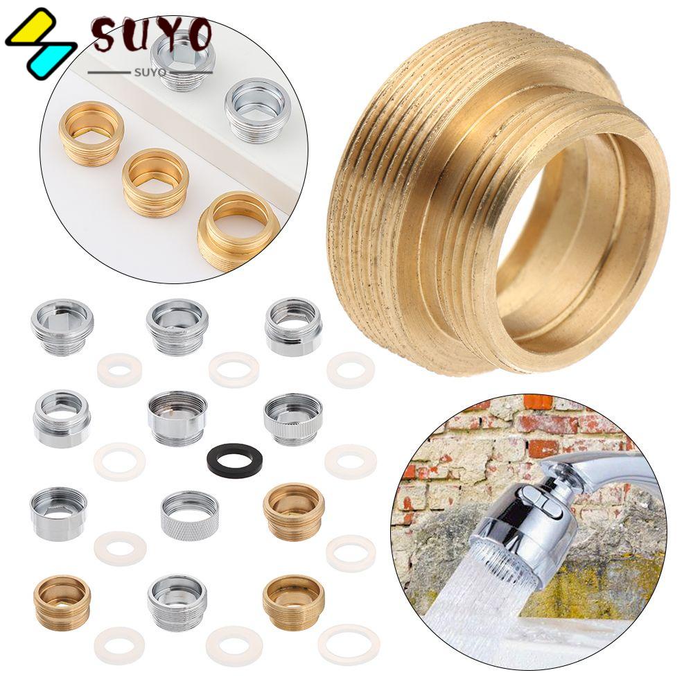 SUYO Tap Aerator Connector Bathroom Metal Aerator Adapter Water Saving