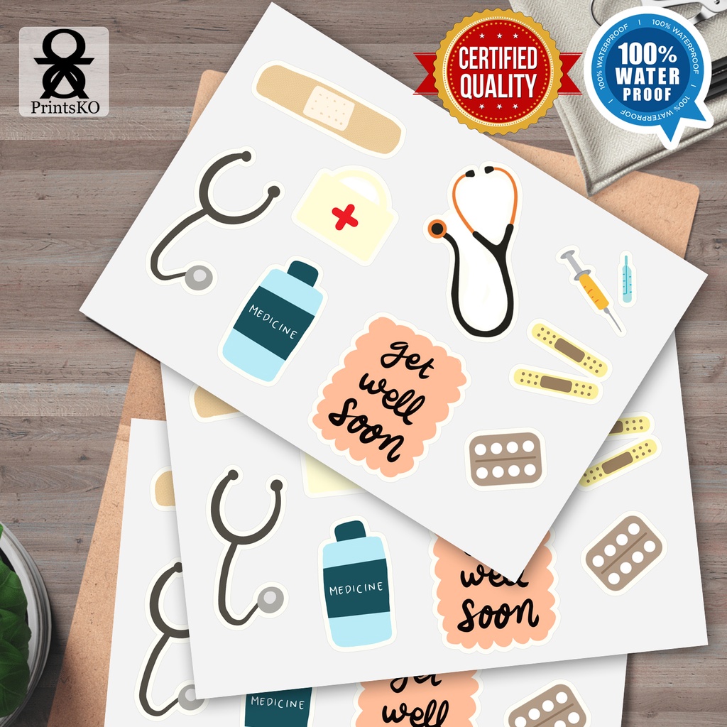 1Set High Quality Waterproof Vinyl Sticker with Doctor - Design ...