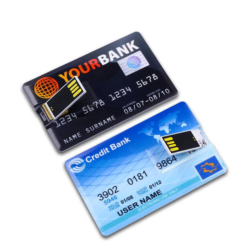 Super Slim Credit Card USB 2.0 Flash Drive 64GB pendrive 4GB 8GB 16GB ...