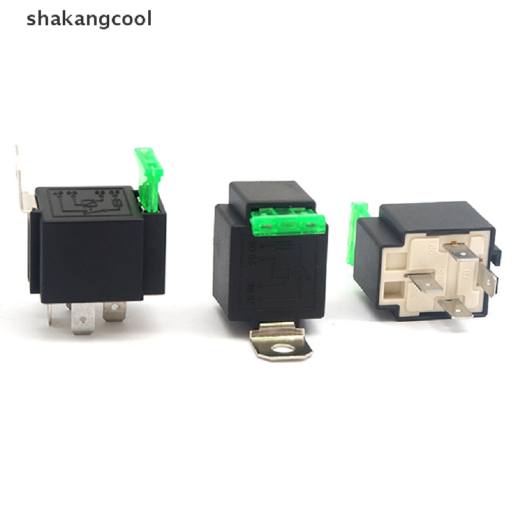 shakangcool 1PC 12V DC 4 Pin Car Automotive Fused Relay 30A Normally ...