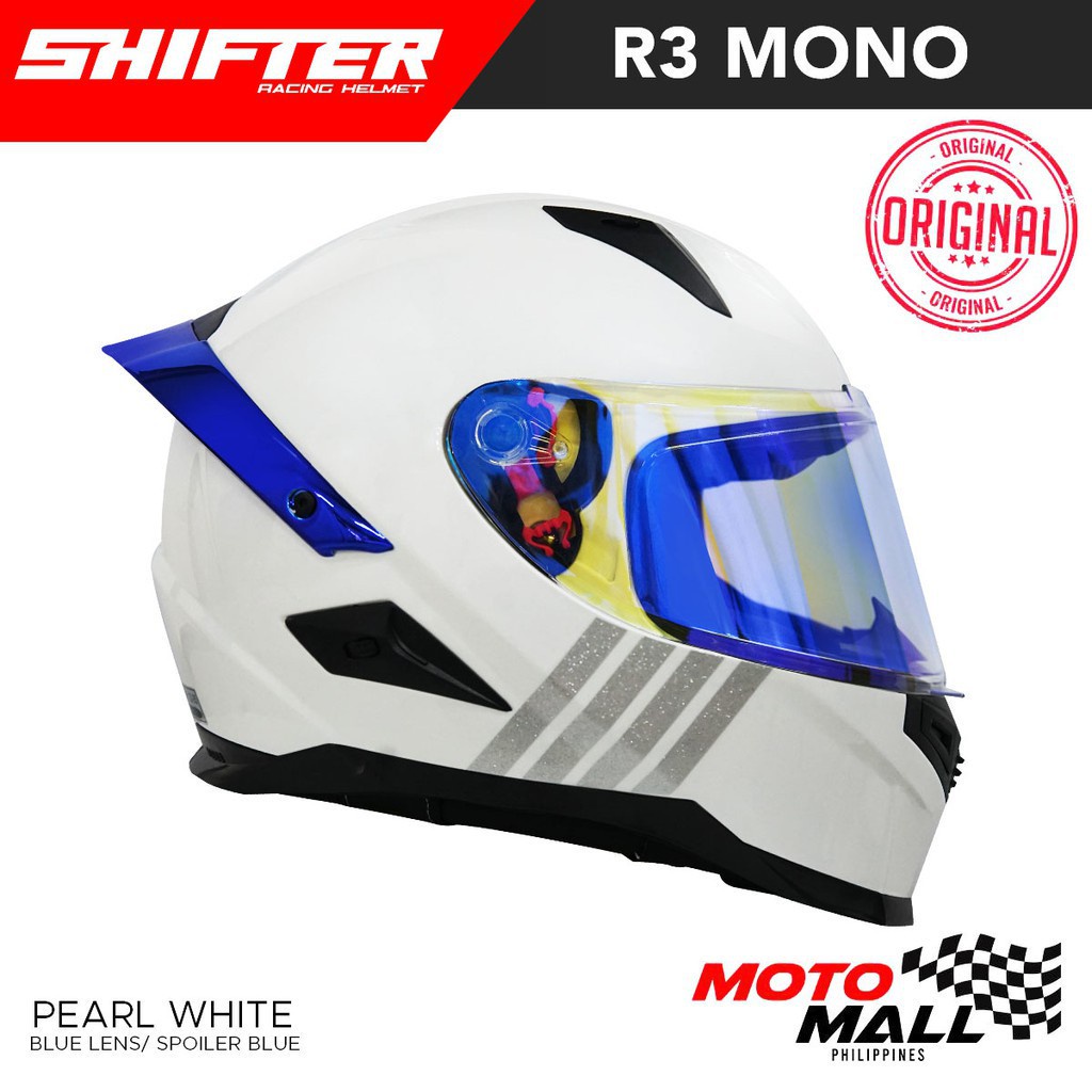 MOTO SHIFTER R3 Mono Colors Full Face SINGLE Visor Shopee Philippines