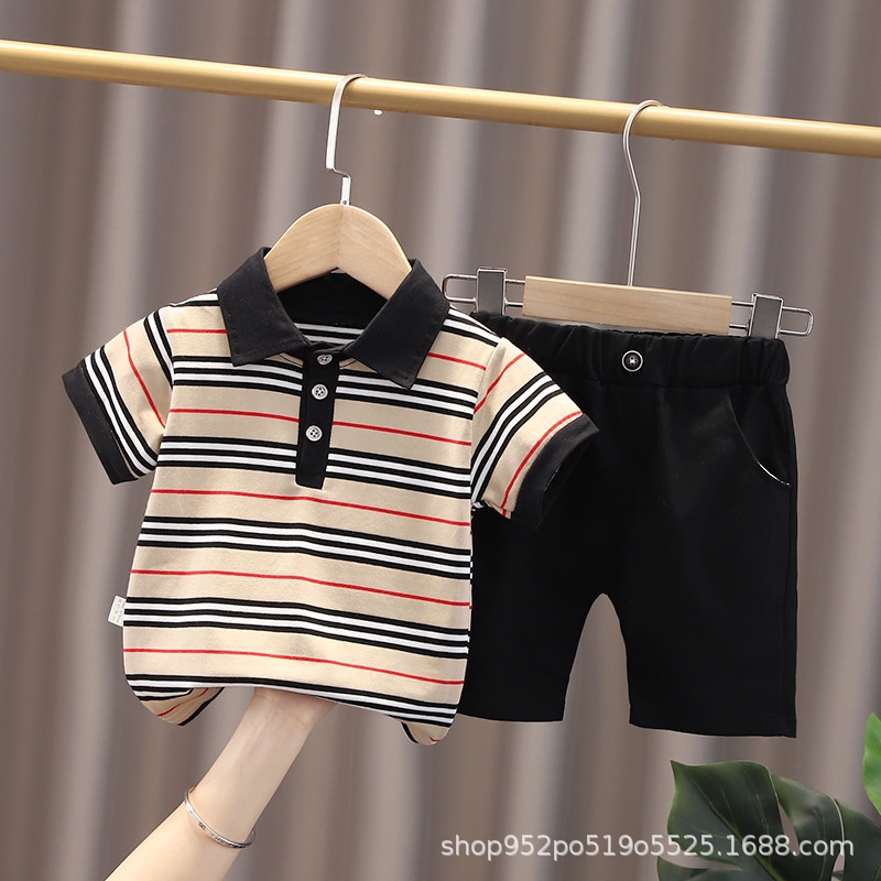 Boys POLO suit new Korean version of children's short-sleeved casual ...